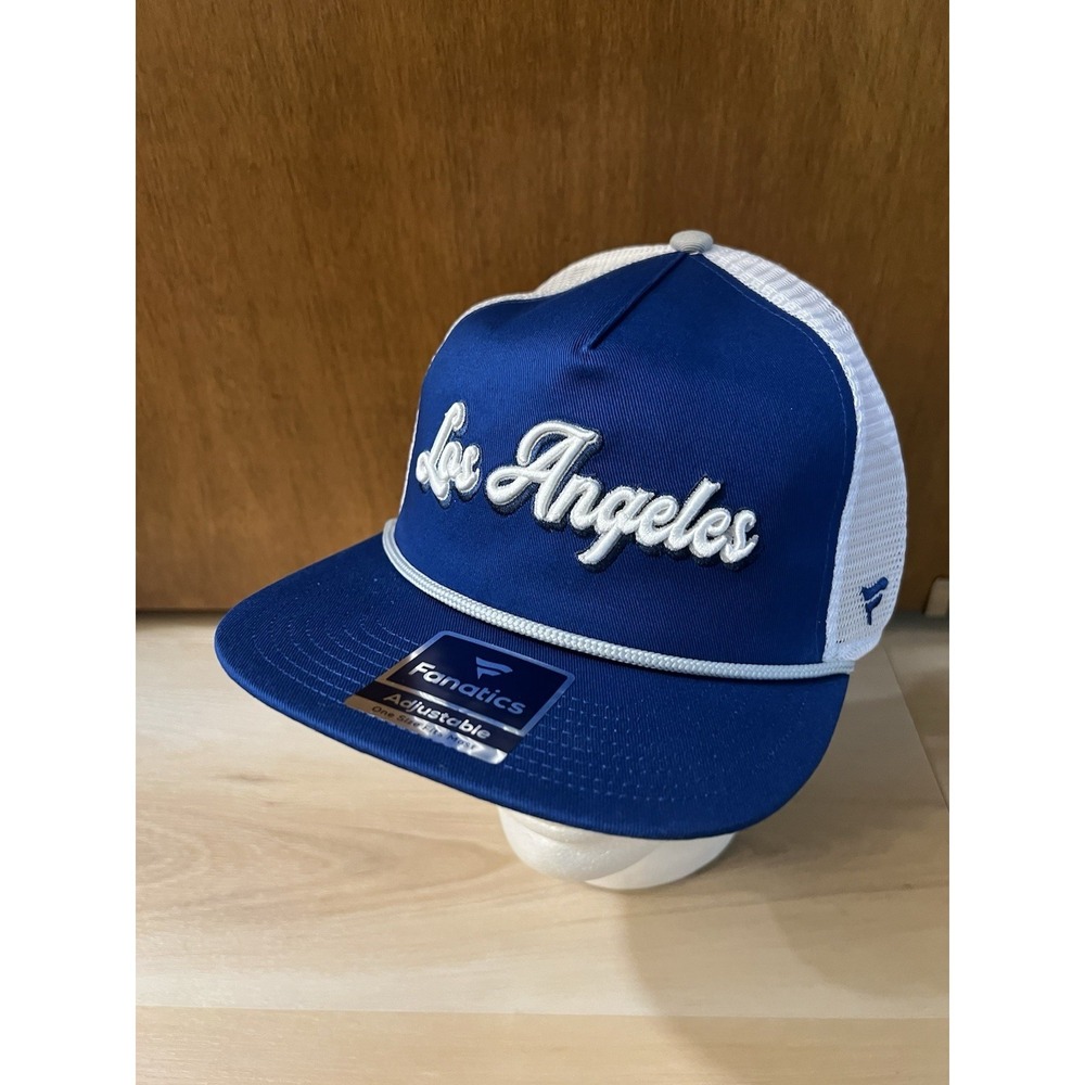Los Angeles Dodgers Fanatics Heritage Golfer Snapback Hat - Royal New